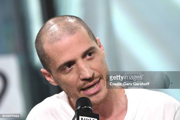 Paul Meany of the band Mutemath visits the Build Series to discuss the new album "Play Dead" at Build Studio on September 21, 2017 in New York City.