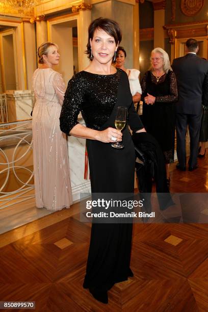 Janina Hartwig during the traditional Buehnendinner 2017 at Bayerische Staatsoper on September 21, 2017 in Munich, Germany.