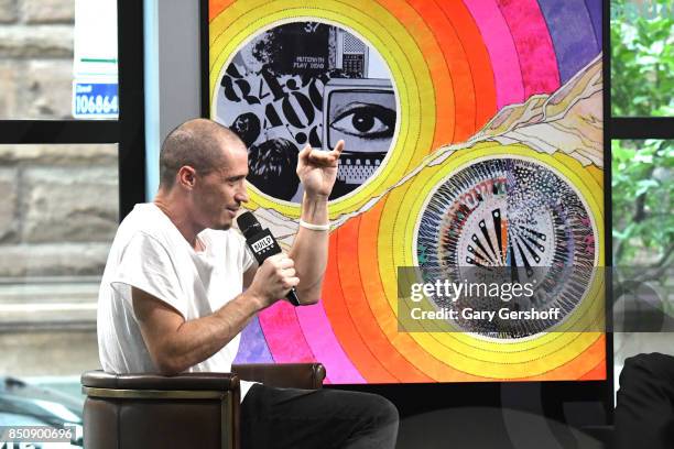 Paul Meany of the band Mutemath visits the Build Series to discuss the new album "Play Dead" at Build Studio on September 21, 2017 in New York City.