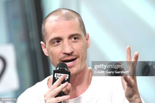 Paul Meany of the band Mutemath visits the Build Series to discuss the new album "Play Dead" at Build Studio on September 21, 2017 in New York City.