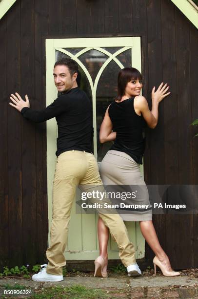 Strictly Come Dancing dancers Vincent Simone and Flavia Cacace are revealed as the winners of the Rear of the Year Award in Guildford, Surrey.