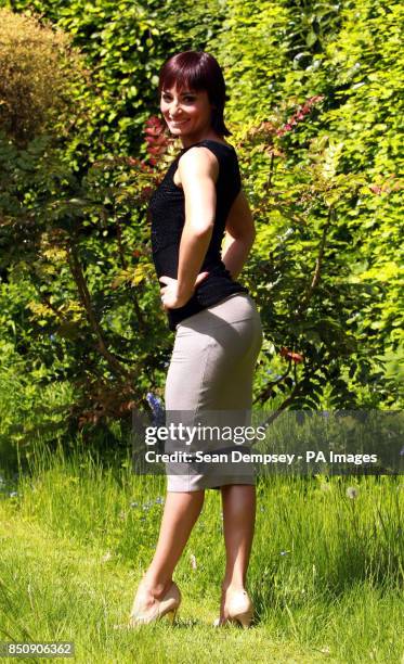 Strictly Come Dancing dancer Flavia Cacace is revealed as the female winner of the Rear of the Year Award in Guildford, Surrey.