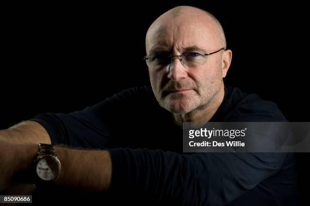 Photo of Phil COLLINS; Posed portrait of Phil Collins