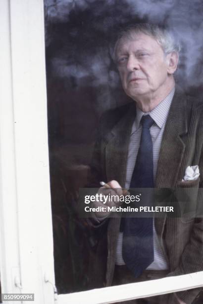 écrivain britannique Anthony Burgess à Paris le 7 février 1983, France.