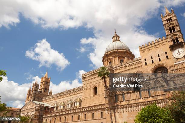 Palermo Cathedral, Palermo, Sicily, Italy.
