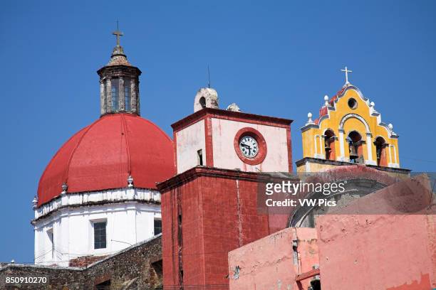 La Parroquia de Nuestra Senora de Guadalupe, Our Lady of Guadalupe Church, Cuernavaca, Morelos State, Mexico.