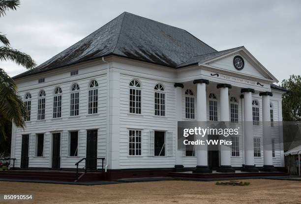 Nevah Shalom Synagogue was built about 1842 in Paramaribo, Suriname.