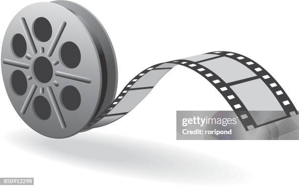 movie tape - cinema projector stock illustrations