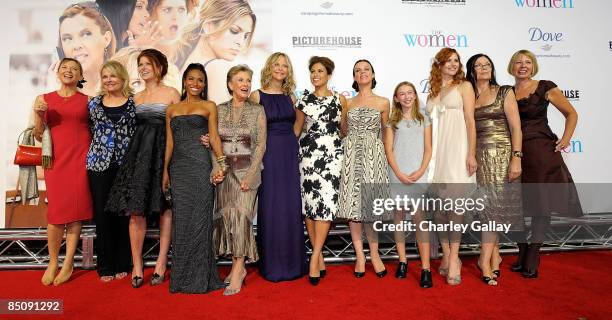 Actresses Annette Bening, Candice Bergen, Debra Messing, Jada Pinkett Smith, Cloris Leachman, Meg Ryan, Eva Mendes, Debi Mazar, India Ennenga, Tilly...