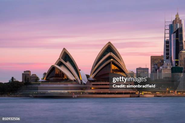 evening light over sydney - circular quay stock pictures, royalty-free photos & images