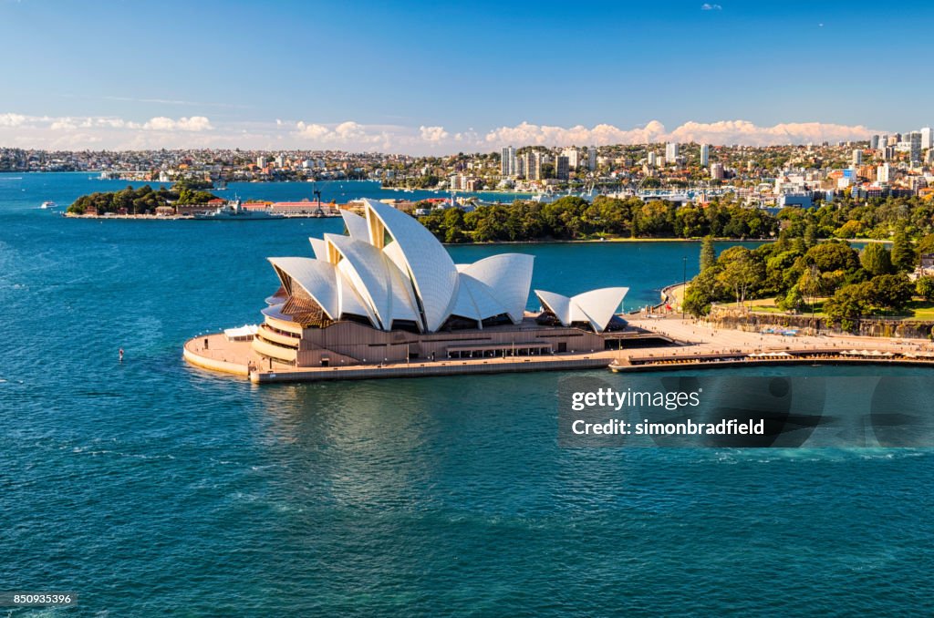 Sydney Opera House In The Sun