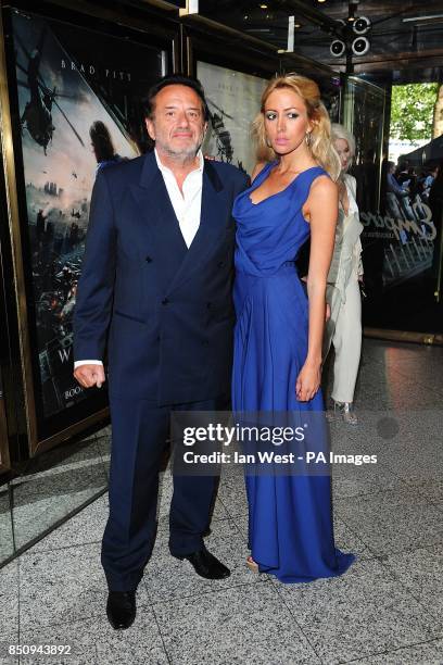 Ludi Boeken and daughter Julia Levy-Boeken arriving for the World premiere of World War Z, at the Empire Leicester Square, London.