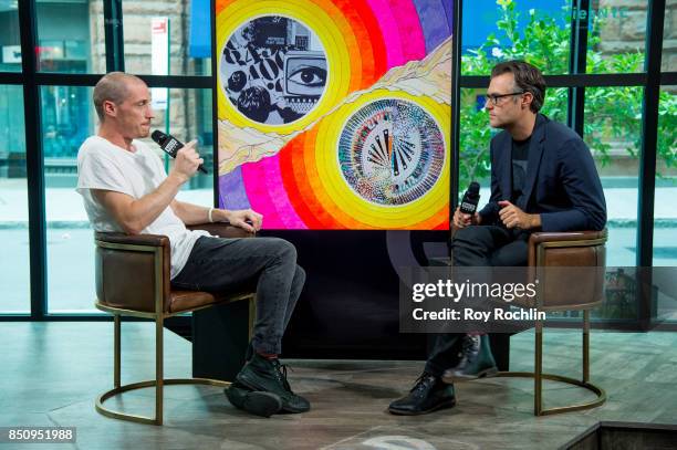 Paul Meany of Mutemath discusses "Play Dead" with the Build Series at Build Studio on September 21, 2017 in New York City.