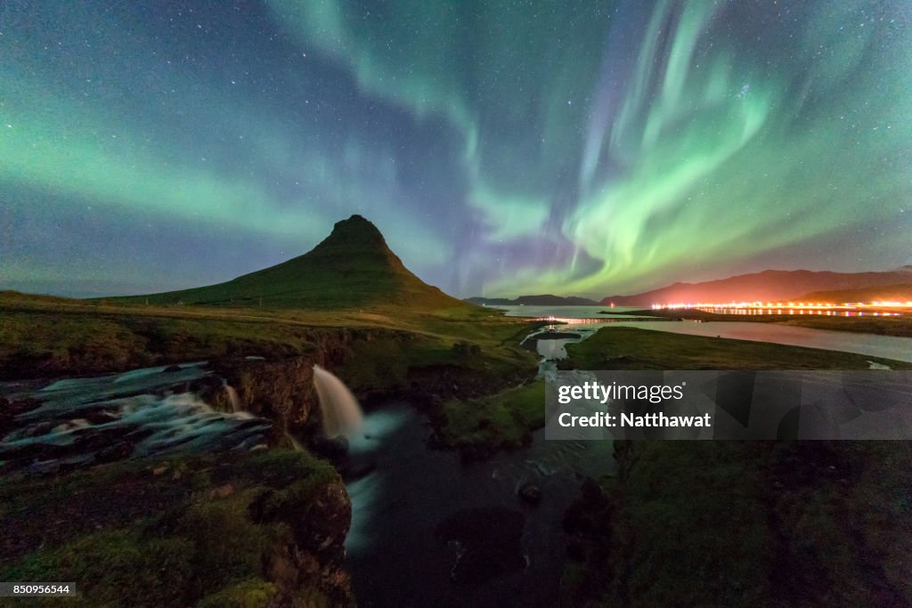 Aurora over Kirkjufell, Iceland