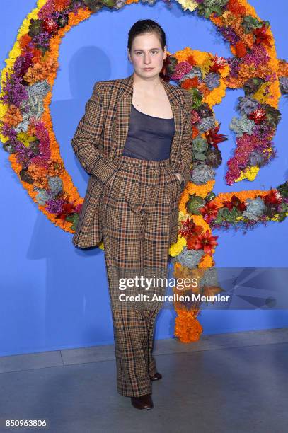 Christine and the Queens attends the opening season gala at Opera Garnier on September 21, 2017 in Paris, France.