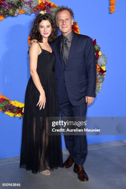 Pauline Cheviller and Charles Berling attend the opening season gala at Opera Garnier on September 21, 2017 in Paris, France.