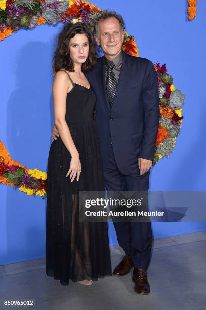 Pauline Cheviller and Charles Berling attend the opening season gala at Opera Garnier on September 21, 2017 in Paris, France.