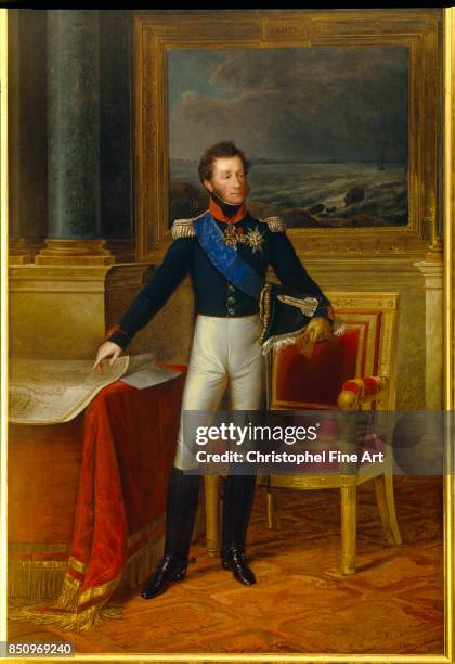 Kinson Francois Joseph , Full Length Portrait of Louis Antoine of France, 1825 Duke of Angouleme , Palace of Versailles.