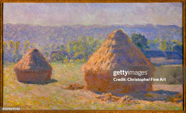 Monet Claude , Haystacks, End of Summer 1891 , Paris. Orsay Museum.