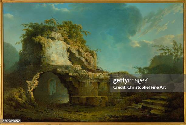 Wright of Derby Joseph , Virgil s Tomb, Sun Breaking Through a Cloud 1785, Belfast. Ulster Museum.