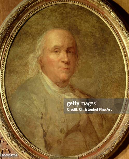 Duplessis Joseph Siffred , Portrait of Benjamin Franklin , Paris. Musee Du Petit Palais.