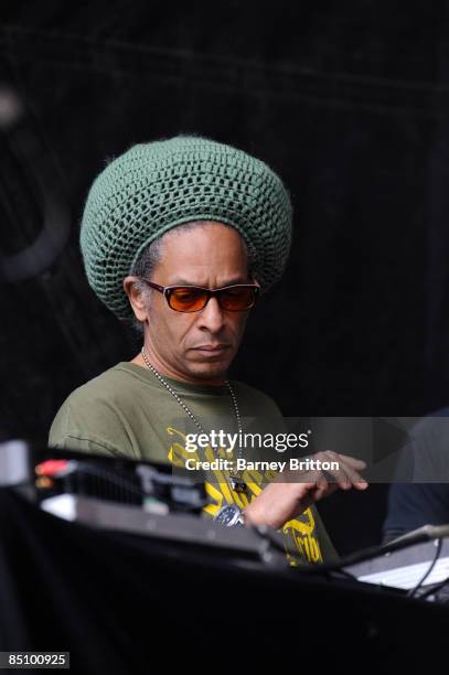 Photo of Don Letts, Don Letts backstage at the LMHR Carnival