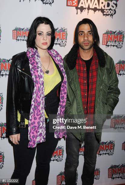 Brody Dalle arrives at the Shockwaves NME Awards 2009, at the O2 Brixton Academy on February 25, 2009 in London, England.