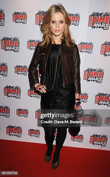 Emilia Fox arrives at the Shockwaves NME Awards 2009, at the O2 Brixton Academy on February 25, 2009 in London, England.