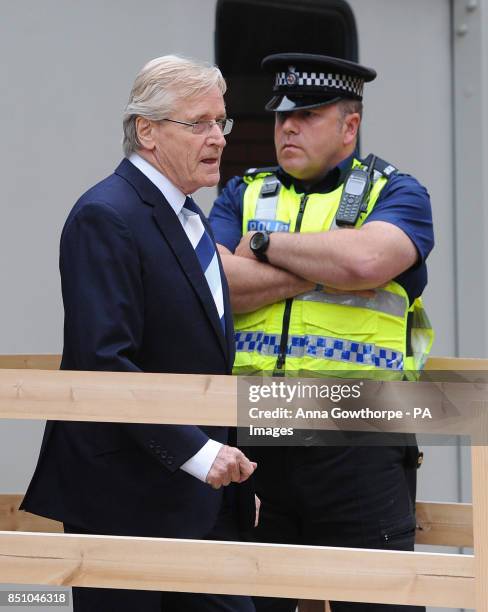 Coronation Street star Bill Roache arrives at Preston Crown Court where he is accused of historic sexual offences against five girls. PRESS...