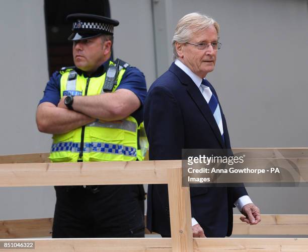Coronation Street star Bill Roache arrives at Preston Crown Court where he is accused of historic sexual offences against five girls. PRESS...