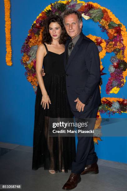 Pauline Cheviller and Charles Berling attend the Opening Season gala at Opera Garnier on September 21, 2017 in Paris, France.