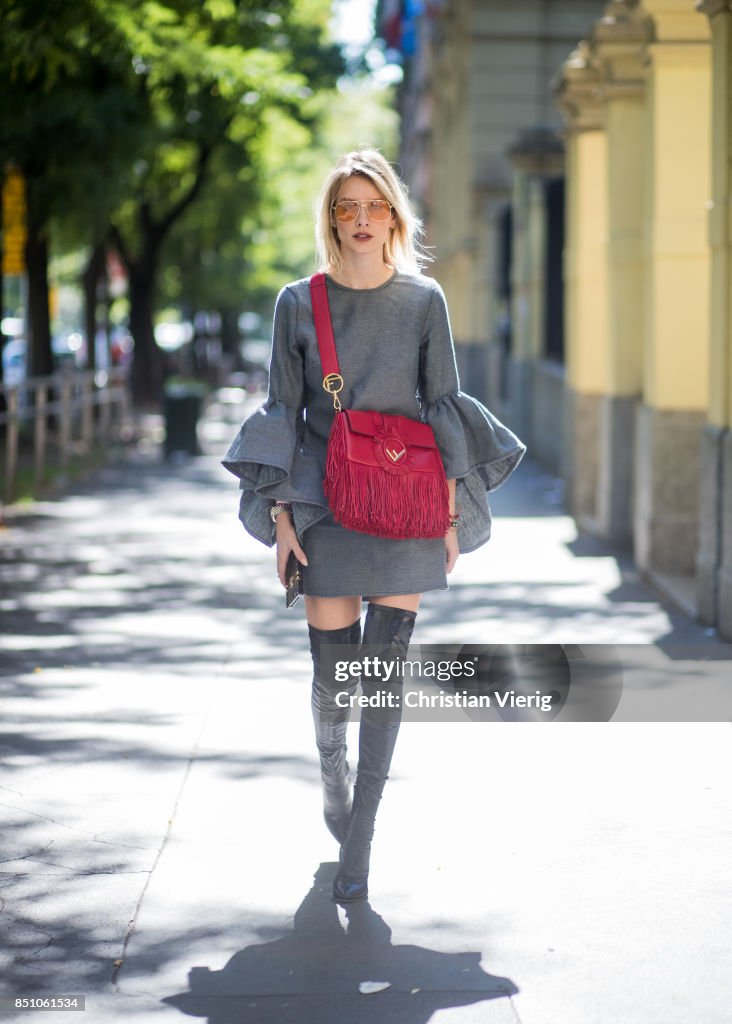 Street Style: September 21 - Milan Fashion Week Spring/Summer 2018