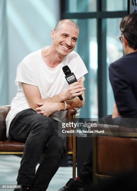 Paul Meany of the band Mutemath visits the Build Series to discuss the new album "Play Dead" at Build Studio on September 21, 2017 in New York City.