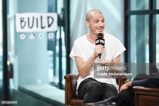 Paul Meany of the band Mutemath visits the Build Series to discuss the new album "Play Dead" at Build Studio on September 21, 2017 in New York City.