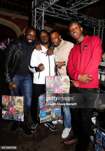 Arnold Oceng and Guests attend the Champion London flagship store launch after party at The Welsh Chapel on September 21, 2017 in London, England.