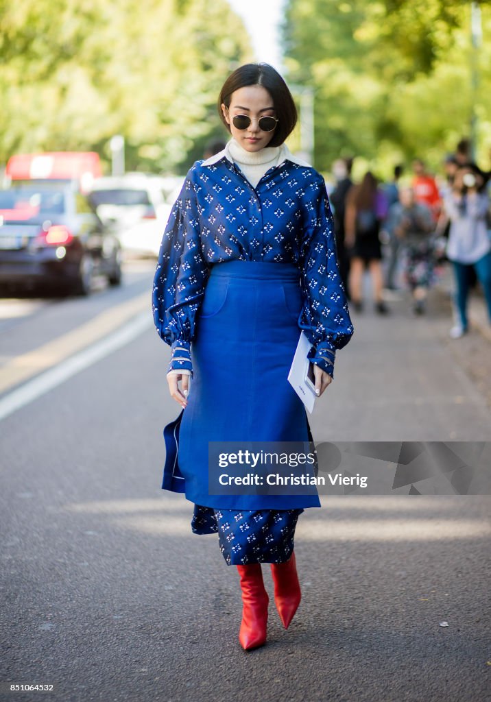 Street Style: September 21 - Milan Fashion Week Spring/Summer 2018