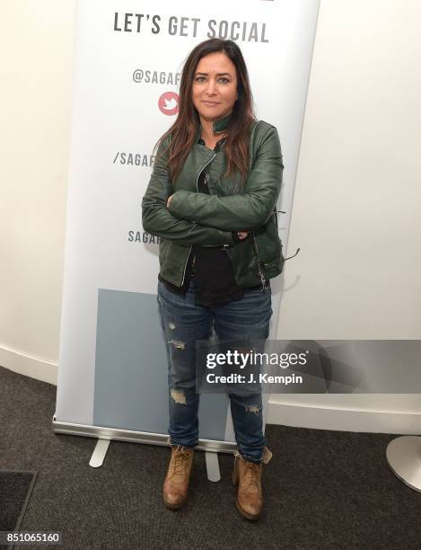 Actress Pamela Adlon visits the SAG-AFTRA Foundation Robin Williams Center on September 21, 2017 in New York City.