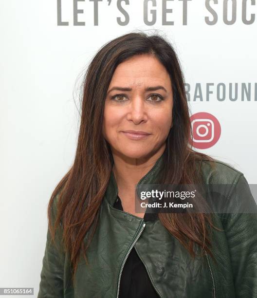 Actress Pamela Adlon visits the SAG-AFTRA Foundation Robin Williams Center on September 21, 2017 in New York City.