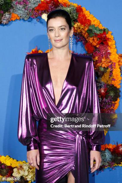 Paris National Opera dance director Aurelie Dupont, Dress Alexandre Vauthier, Jewelry Boucheron, Hairdressing John Nollet, attend the Opening Season...