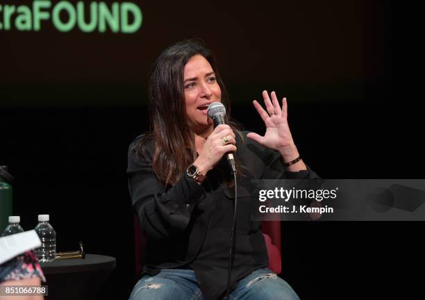 Actress Pamela Adlon visits the SAG-AFTRA Foundation Robin Williams Center on September 21, 2017 in New York City.