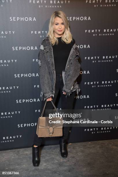 Blogger EnjoyPhoenix attends the Fenty Beauty By Rihanna Paris Launch Party hosted by Sephora at Jardin des Tuileries on September 21, 2017 in Paris,...