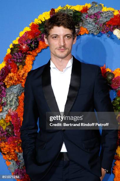 Actor Niels Schneider attends the Opening Season Gala - Ballet of Opera National de Paris - Held at Opera Garnier on September 21, 2017 in Paris,...