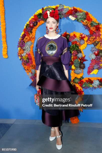 Sofia Sanchez de Betak attends the Opening Season Gala - Ballet of Opera National de Paris - Held at Opera Garnier on September 21, 2017 in Paris,...