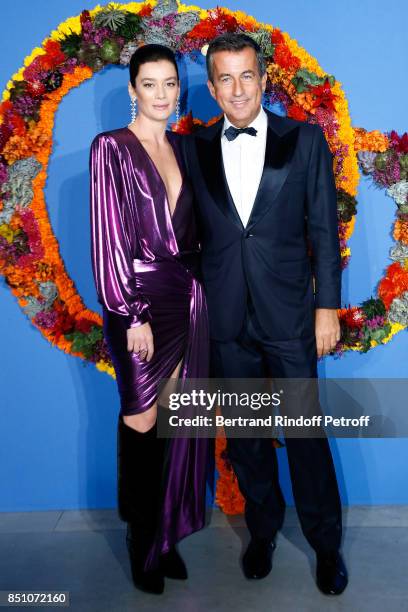 Paris National Opera dance director Aurelie Dupont and Co-President of the Opening Gala Cyril Karaoglan attend the Opening Season Gala - Ballet of...