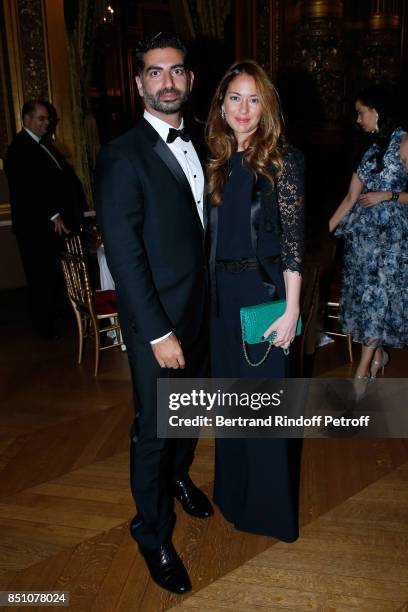 Fahad Hariri and his wife Maya Hariri attend the Opening Season Gala - Ballet of Opera National de Paris - Held at Opera Garnier on September 21,...