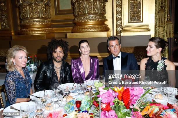 Duchess of Castro, Camilla de Bourbon des Deux-Siciles, Lenny Kravitz, Paris National Opera dance director Aurelie Dupont, Co-President of the...