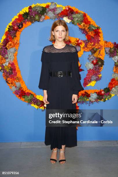 Clemence Poesy attends the Opening Season Gala at Opera Garnier on September 21, 2017 in Paris, France.