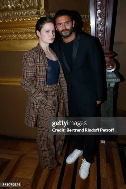 Singer of "Christine and the Queens" Eloise Letissier and Alexandre Mattiussi attend the Opening Season Gala - Ballet of Opera National de Paris -...