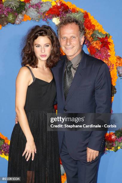 Pauline Cheviller and Charles Berling attend the Opening Season Gala at Opera Garnier on September 21, 2017 in Paris, France.