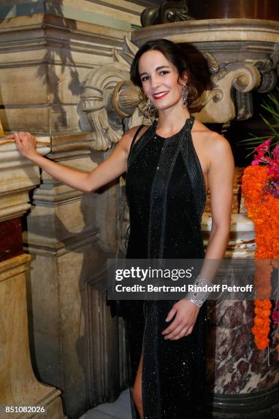 Star Dancer Amandine Albisson, wearing Jewelry Piaget, attends the Opening Season Gala - Ballet of Opera National de Paris - Held at Opera Garnier on...